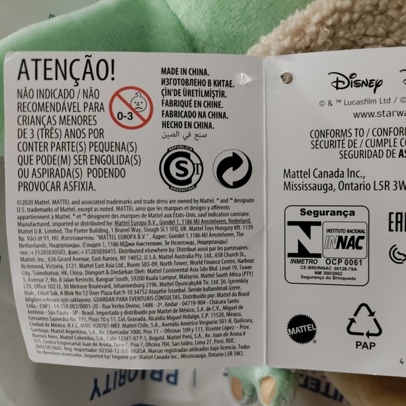 🆕Mattel | Star Wars Baby Yoda Mandalorian The Child Plush Toy - Picture 3 of 7